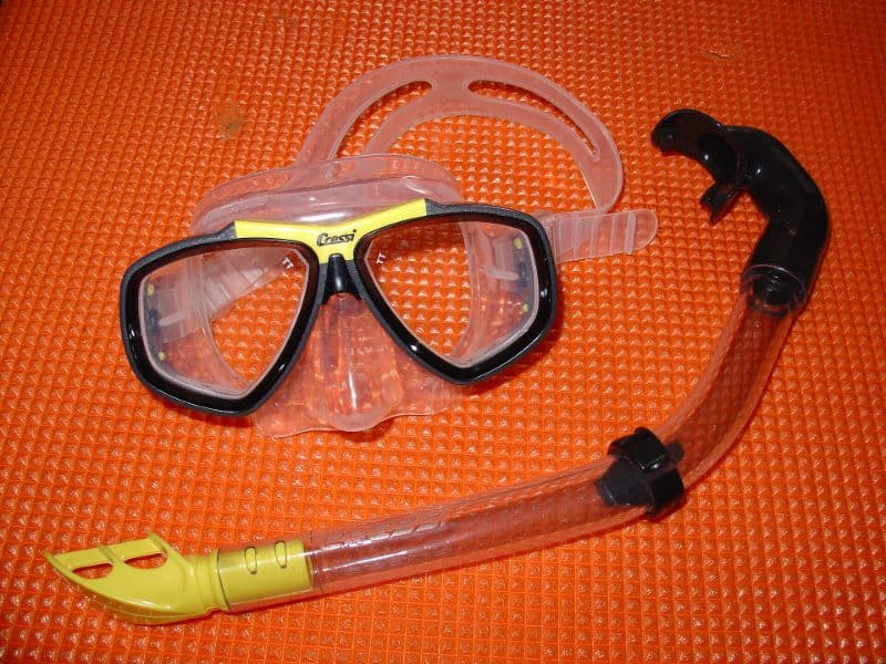 Matériel de snorkeling : le seul élément à apporter soi-même
