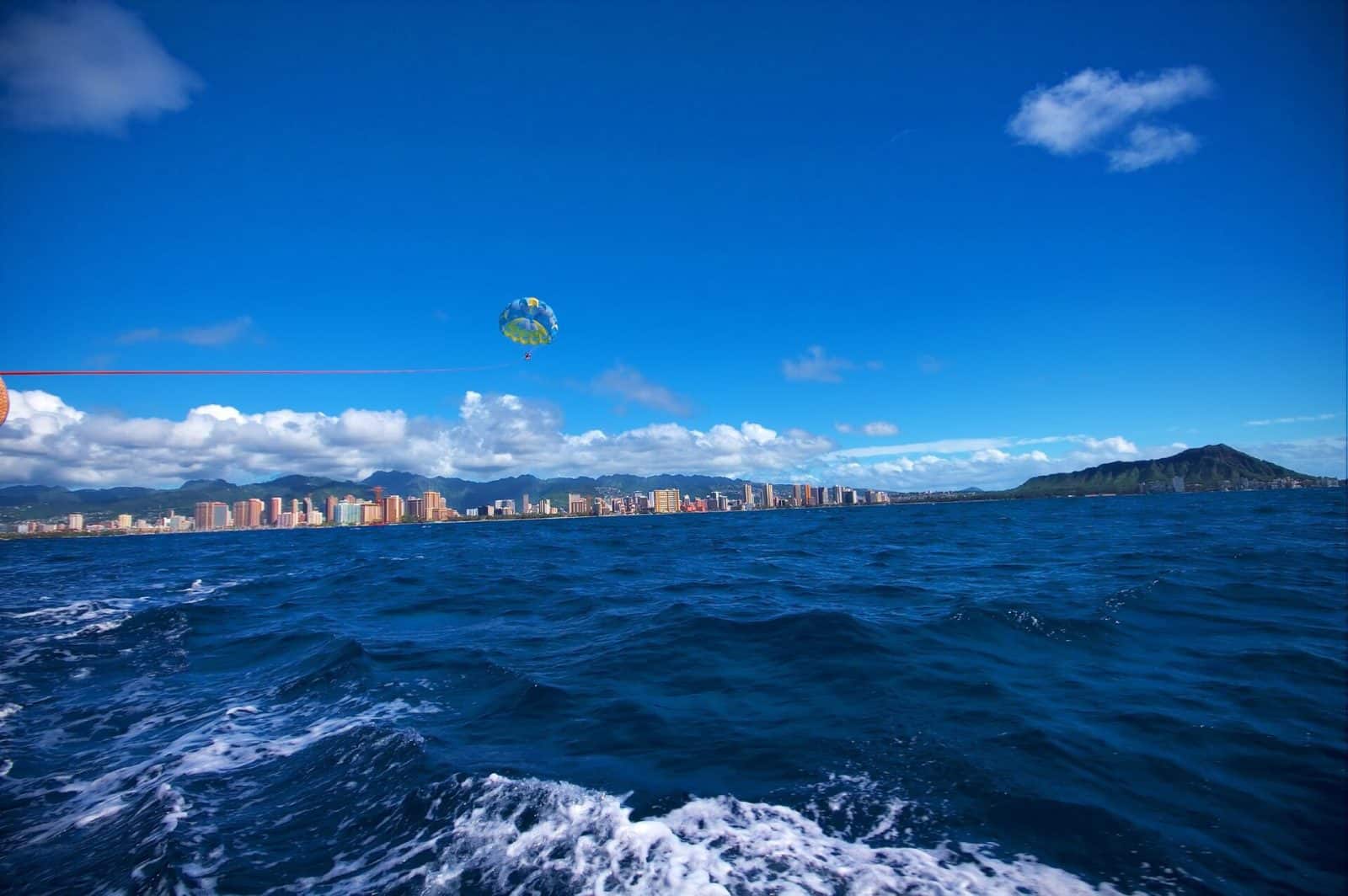 Parachute ascensionnel au-dessus de la mer Rouge — photo 3