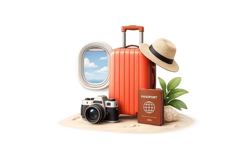 Valise et accessoires de voyage